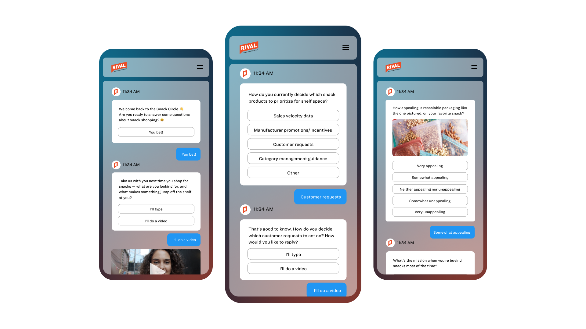 Images of Rival conversational surveys 