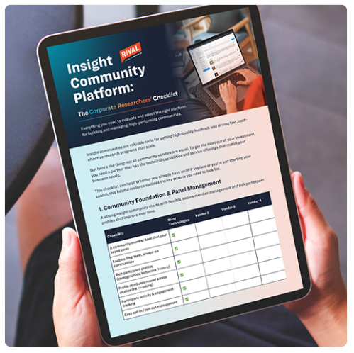 Mercer Insight Community Insight Community Checklist