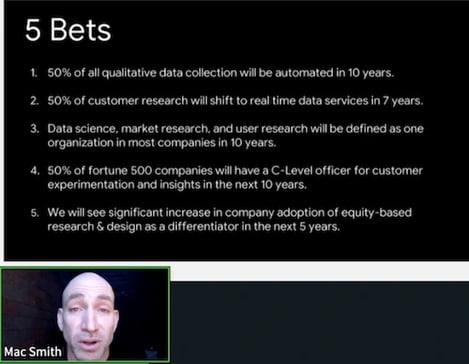 Mac Smith Google 5 Bets