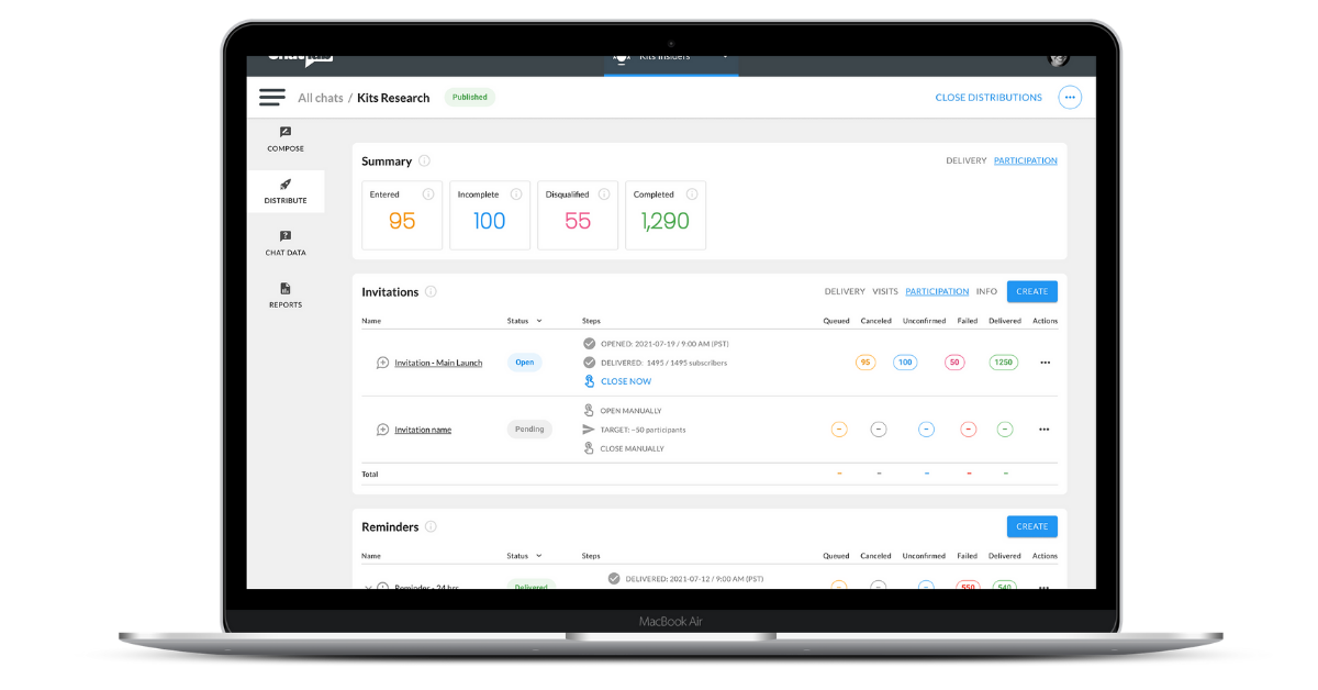 Distribution Update Rival Mobile Market Research Platform