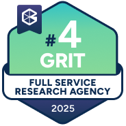 GRIT Award for #4 Full Research Agency 2025