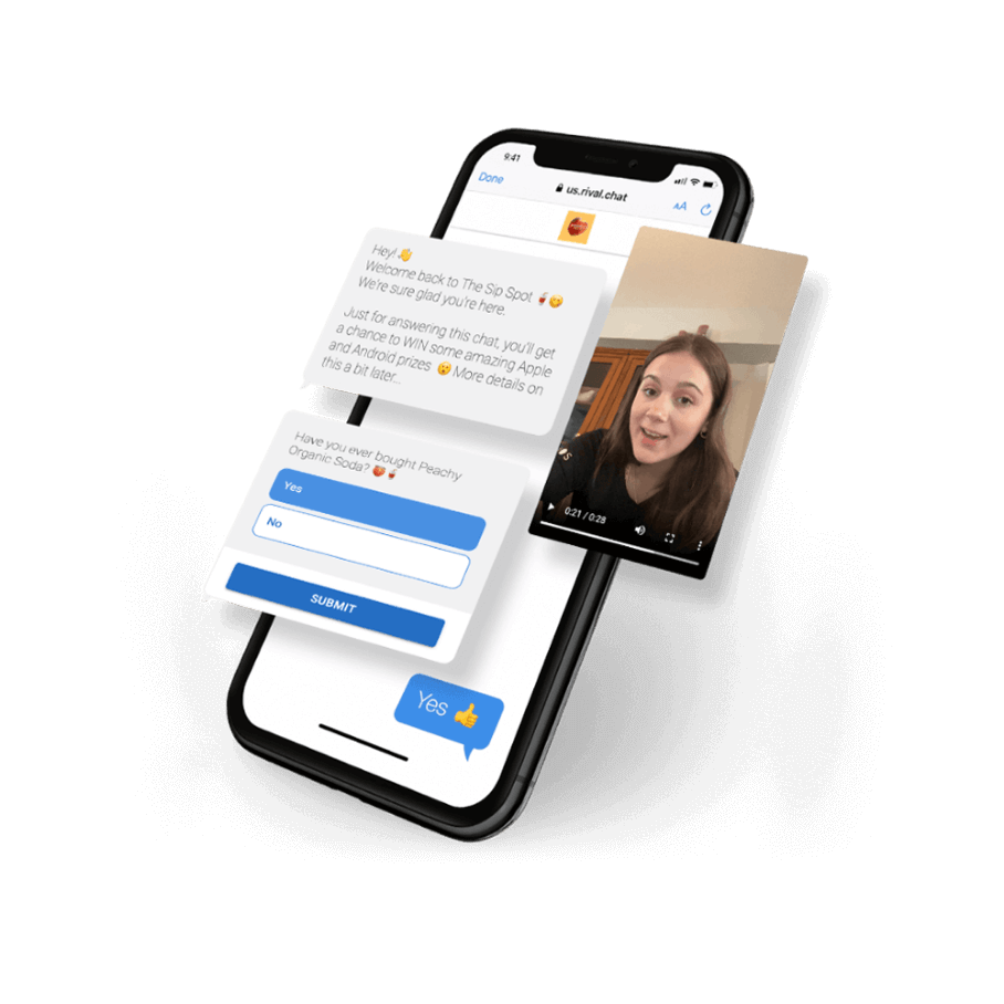 Conversational research survey from Rival Technologies