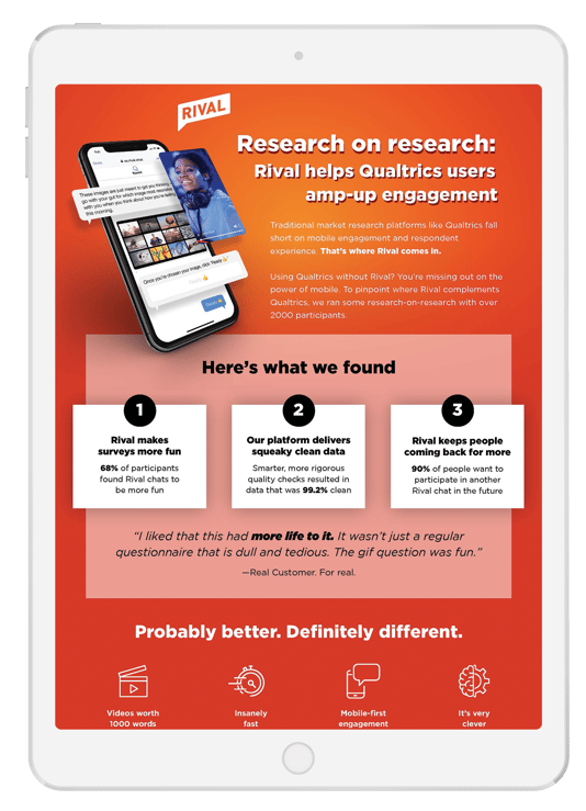 Rival and Qualtrics