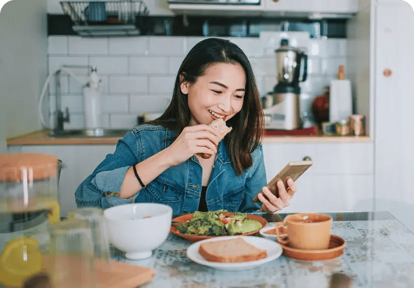 Health breakfast digital journaling study