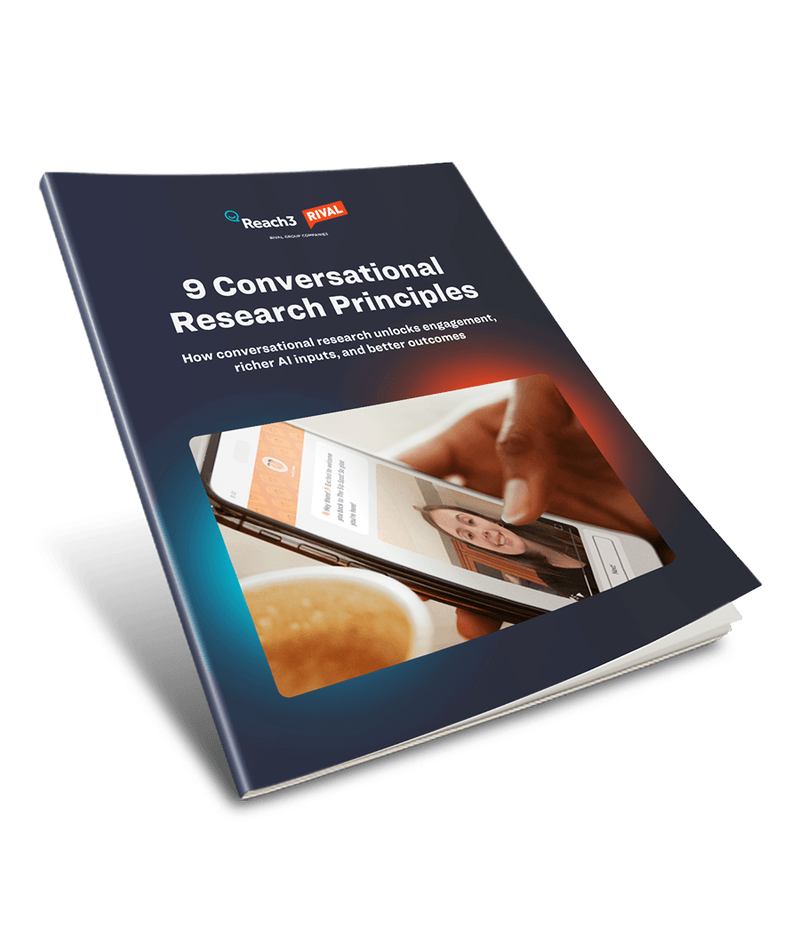 9 Conversational Research Principles - ebook mockup 